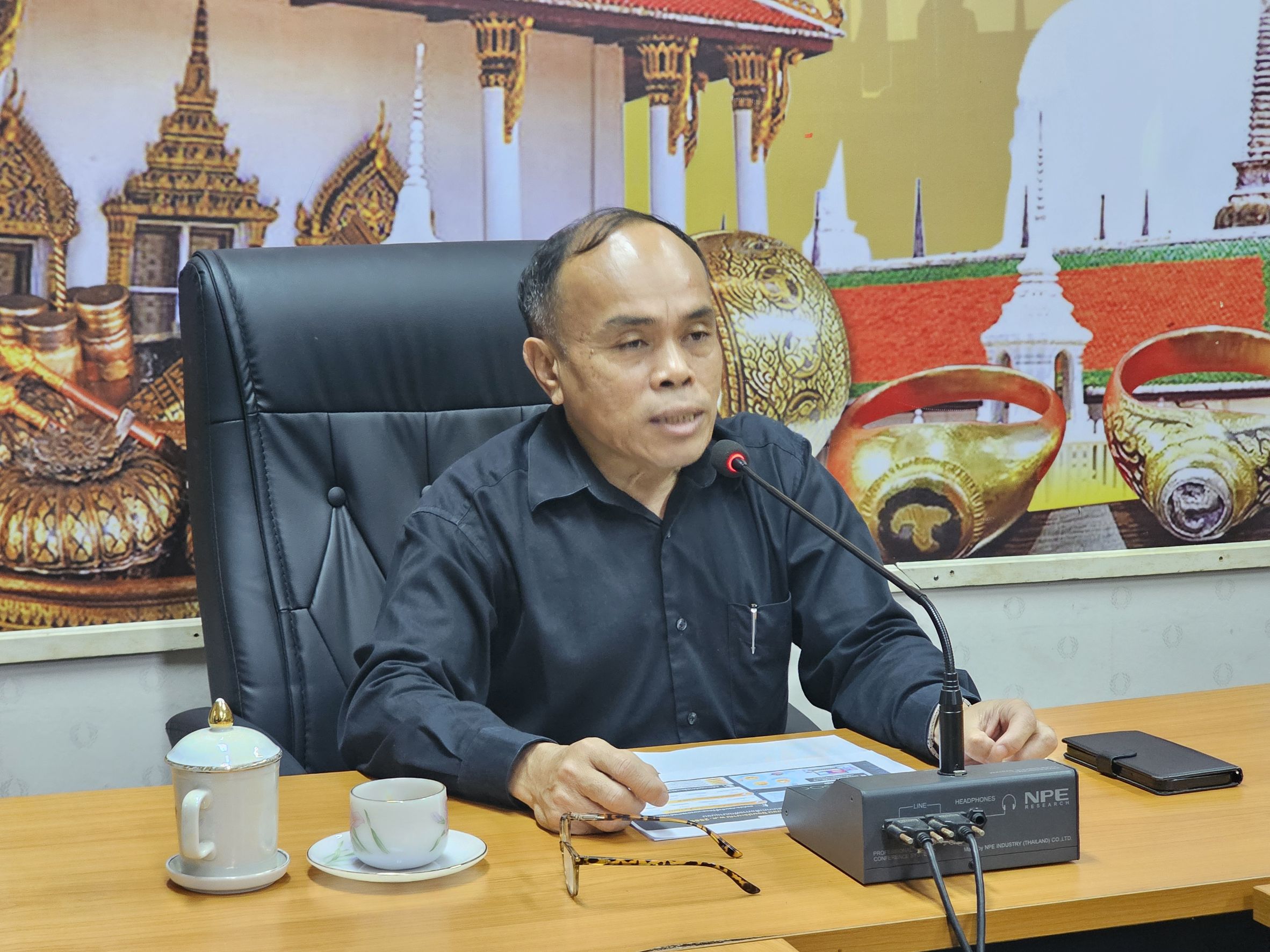 พช.นครศรีธรรมราช จัดประชุมชี้แจงสร้างความรู้ความเข้าใจการใช้งานระบบ CDD AI (AI Literacy) ผ่านระบบการประชุมออนไลน์ Cisco Webex Meetings