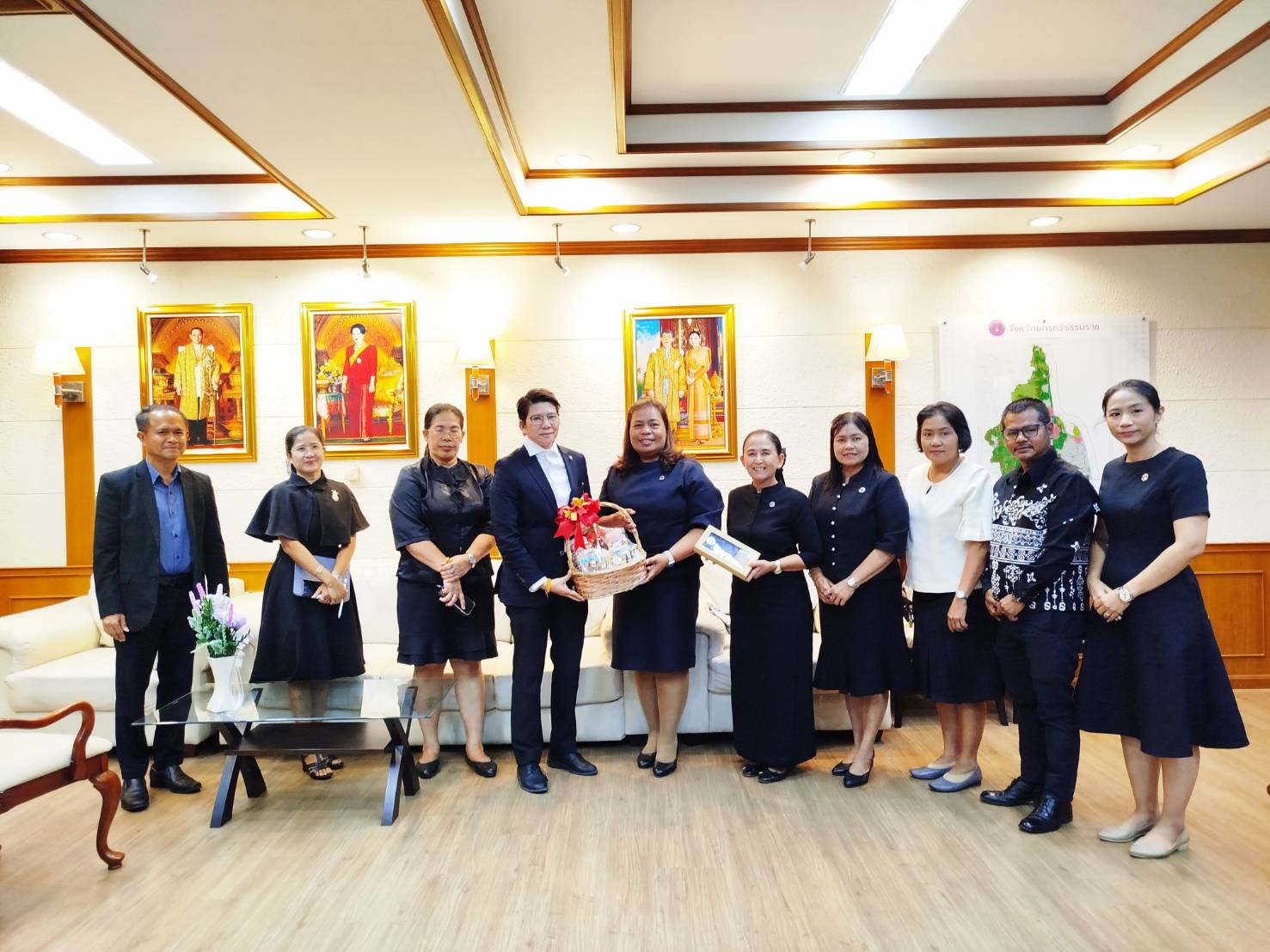 พช.นครศรีธรรมราช สวัสดีปีใหม่ผู้บริหารองค์กรปกครองส่วนท้องถิ่นในระดับจังหวัด พร้อมประสานการบูรณาการขับเคลื่อนงานพัฒนาชุมชนเชิงพื้นที่